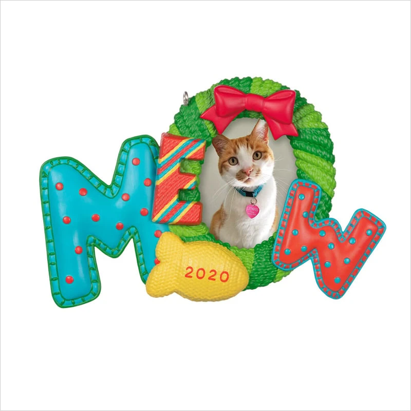 2020 Cat Photo Holder - Meowy Christmas