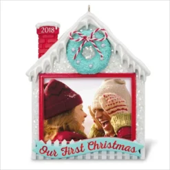 2018 Our First Christmas Photo Holder