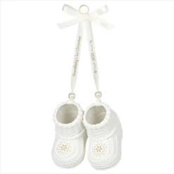 2020 Grandbaby's First Christmas Porcelain Booties
