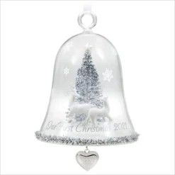 2021 Our First Christmas Glass Bell