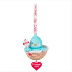 2022 Baby Boy's First Christmas Blue Chick