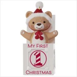 2019 Baby's First Christmas Jack-in-the-Box Bear