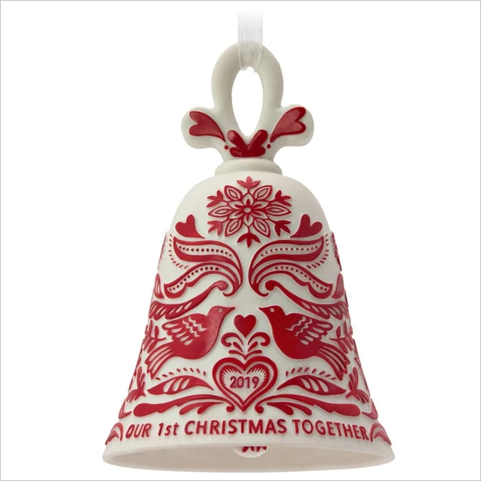 2019 Our First Christmas Porcelain Bell