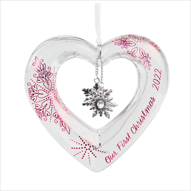 2022 Our First Christmas Heart
