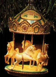 1988 Baby's First Christmas Carousel *Magic LIGHTS UP BY NO SOUND
