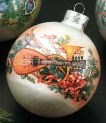 1977 Christmas Expressions Mandolin Ball (No Box)