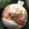 1977 Christmas Expressions Mandolin Ball (Damaged Box)