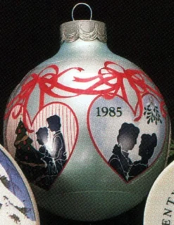 1985 First Christmas Together Ball (Very Slightly Damaged Box)