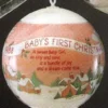 1988 Baby's First Christmas Ball (Girl)