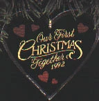 1992 Our First Christmas Together Acrylic