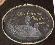 1987 First Christmas Together Acrylic (Damaged Box)