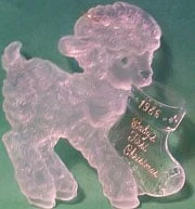 1986 Baby's First Christmas Acrylic (No Box)