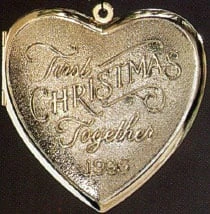 1986 First Christmas Together Locket