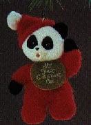 1986 Child's Third Christmas Panda