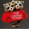 1987 First Christmas Together Raccoons