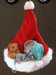 1987 Night Before Christmas Santa's Hat And Mouse (Issued 1987)