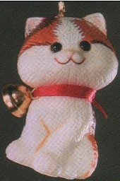 1982 Little Trimmer Christmas Kitten (No Box)
