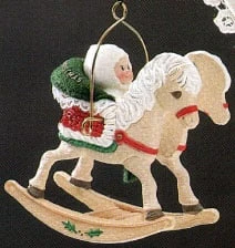 1988 Baby's First Christmas Rocking Horse (Slightly Damaged Box)