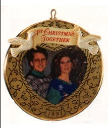 1991 First Christmas Together Photo Holder