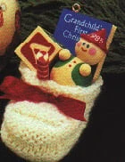 1985 Grandchild's First Christmas Bootie
