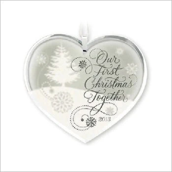 2013 First Christmas Together Heart