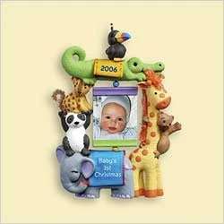 2006 Baby's First Christmas-Photo Holder (Very Slightly Damaged Box)