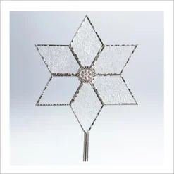 2011 The Christmas Star Glass Tree Topper