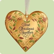 2004 First Christmas Together Photoholder Locket