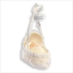 2007 Baby's 1st Christmas Bassinette (Slightly Damaged Box)