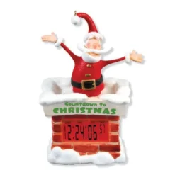 2010 -11 Countdown To Christmas Santa In Chimney *Magic
