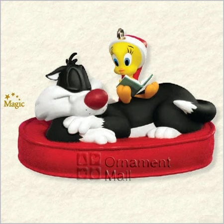 2008 Looney Tunes 'Twas The Night Before Christmas Sylvester & Tweety *Magic