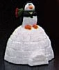 1986 Penguin On Igloo Container *MM Christmas