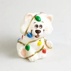 1985 Cat Tangled In Lights *MM Christmas