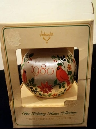 1980 Ambassador First Christmas Together Ball (No Box)