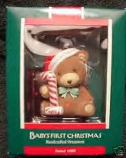 1989 Baby's First Christmas Bear (No Box)