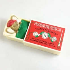 1984 Mouse In Matchbox *MM Christmas
