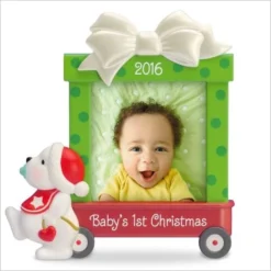 2016 Baby's First Christmas Beary Cute Photo Holder