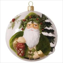 2016 Premium Evergreen Father Christmas Glass