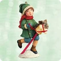 2003 A Visit From Santa Chalk - Giddy Up, Christmas