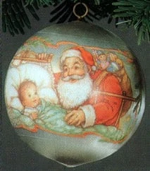 1980 Baby's First Christmas Ball (No Box)