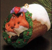 1990 Our First Christmas Together-Foxes