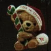 1991 Baby's First Christmas Bear Child Age Bear (No Box)