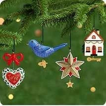 2001 Our Christmas Together-Set Of 4 Ornaments