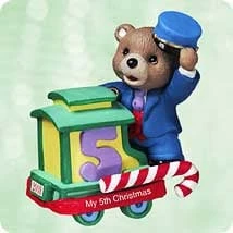 2003 Baby's Age Bear-Child's 5th Christmas