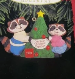 1993 Our Christmas Together Raccoons
