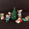 1996 Tiny Christmas Helpers Mice Set/6 *Miniature