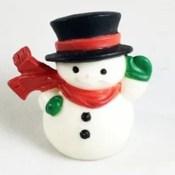 1983 Mini Waving Snowman *MM Christmas